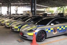 特斯拉Model 3车队交付给泰国警察，泰国警察将其变成巡逻车